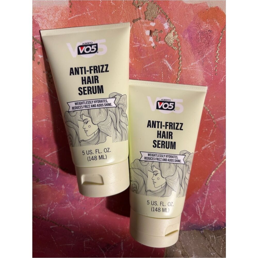 VO5 Anti-Frizz Hair Serum - Pale Yellow Tube